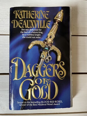 Daggers of Gold by Katherine Deauxville- Mass Market Paperback, Stepback Edition