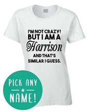 Surname Women's T-Shirt Funny Crazy Gift Name Family Clan Thing Reunion Custom
