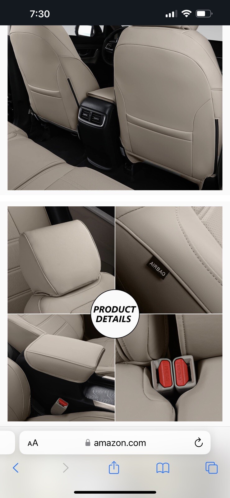 2017 2021 Honda CRV car seat cover Gray brand new. eBay