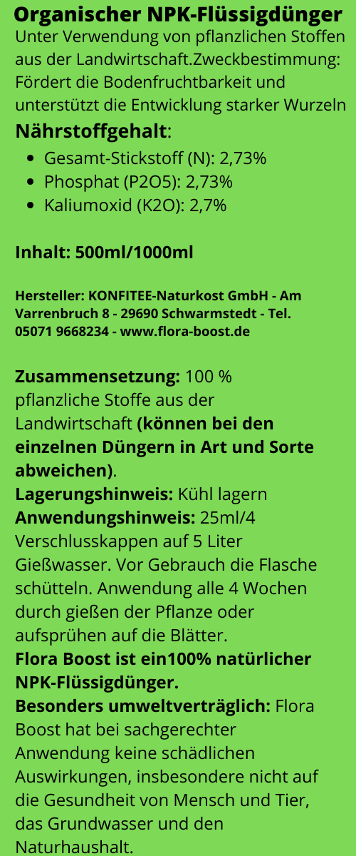 phosphat und kalium dünger Dennerle Plant Care NPK main image 0