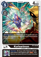 BT5-063 Kurisarimon C Black Digimon 2020 TCG BT05 Battle of Omni Booster