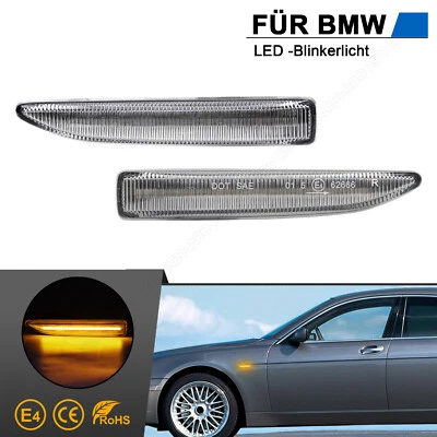 2x Led Seitenblinker Blinker für BMW 7er E65 E66 E67 | BJ 2001-2008 | Klarglas - Bild 1 von 4