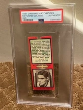 1937 Diamond Matchbooks Raymond Nolting PSA A Red Cover NEW CLEAN CASE