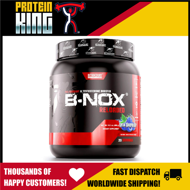Betancourt Bnox Reloaded 20 Serves Blue Raspberry Pre Workout Test