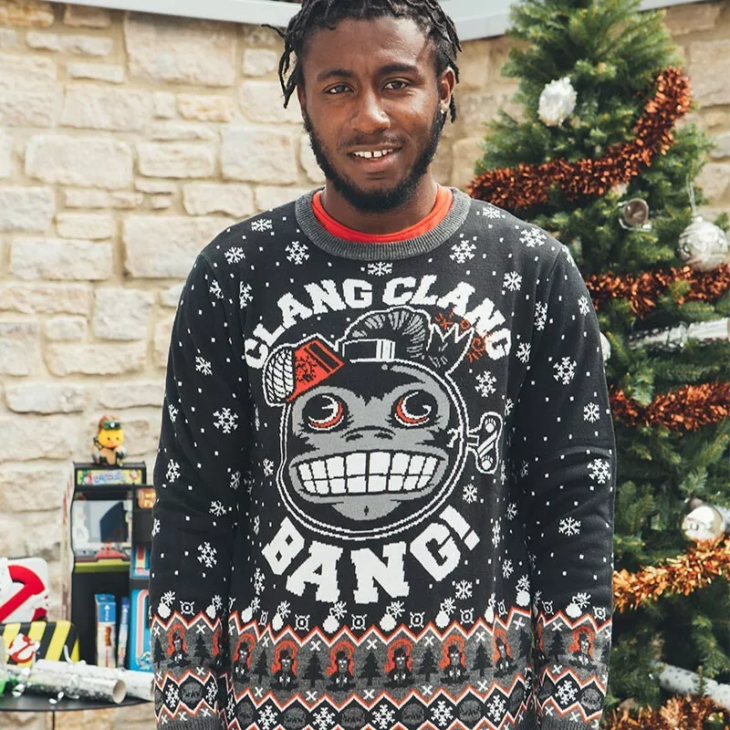 Official Call of Duty Monkey Bomb Christmas Jumper Ugly Sweater Small