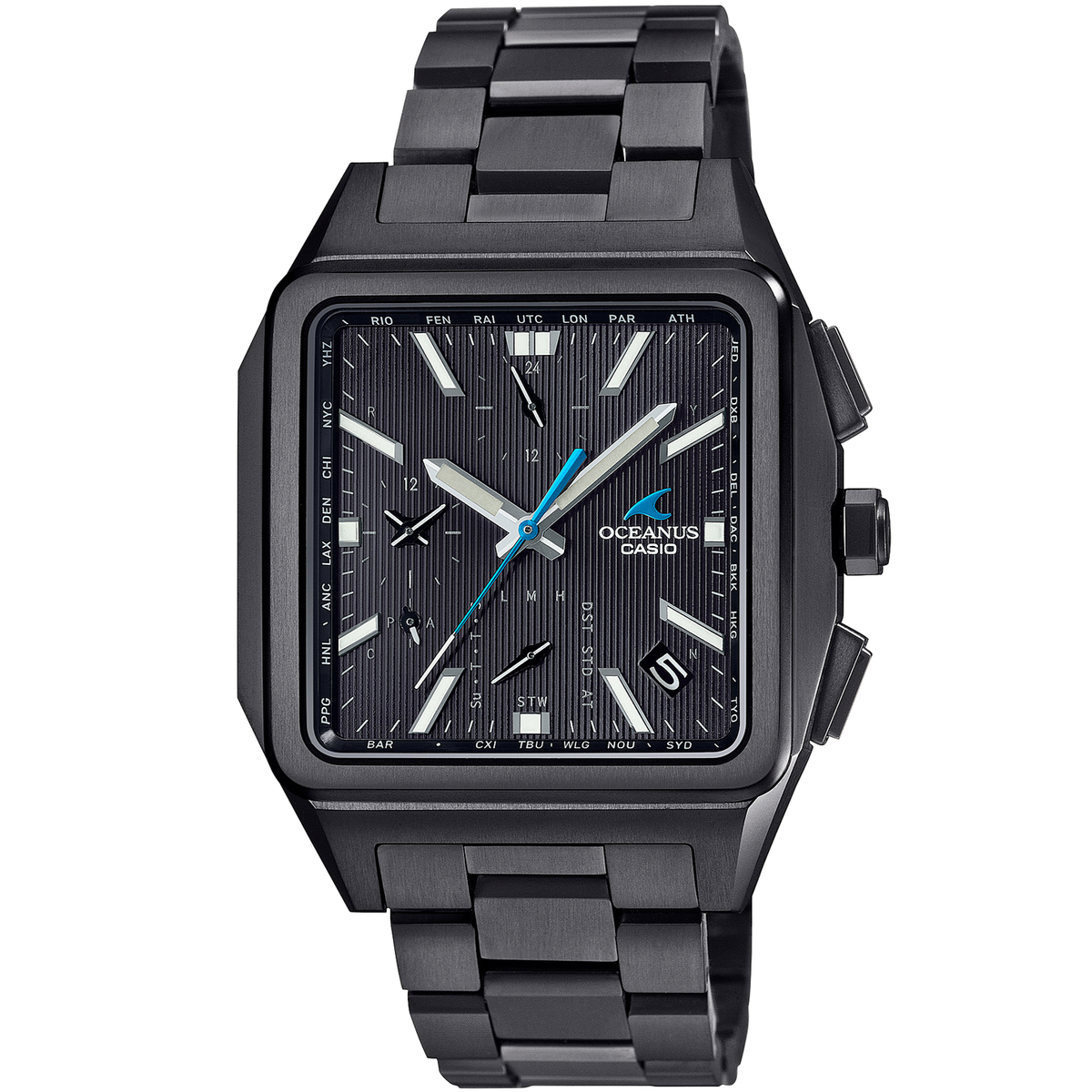 CASIO OCEANUS OCW-T5000B-1AJF Titanium Bluetooth Radio Solar Watch