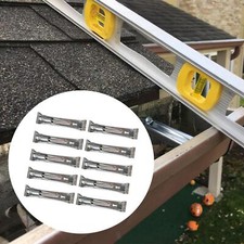 10 Pieces Gutter Hangers Sturdy Fix Sagging Rain Gutters Carbon Steel 5 inch