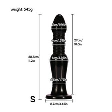 11.2" Extra Long Huge Anal Dildo Butt Plug Prostate Masturbator G-spot Sex Toy