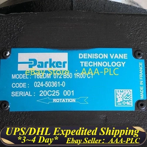 Expedited Shipping Parker 024-50361-0 T6EDM-072-B50-1R00-C1 hydraulic pump