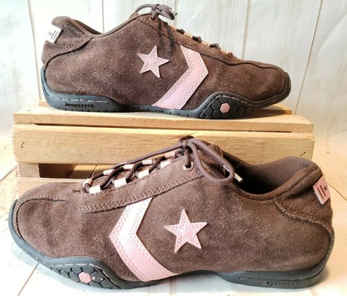 brown suede converse one star