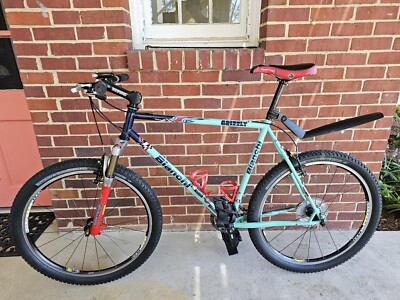 #ad #ad Mens Bianchi Celelste Blue Mtb Bike XL 21.5 Inches Grizly Mountain Bike... $600.00
