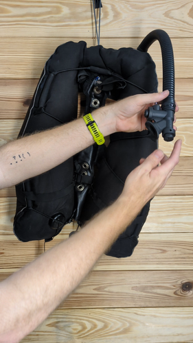 Dive Rite Rec Doubles Ou Simple Réservoir Aile Plongée BC Bcd New Gonfleur 51 LB - Vidéo 1 sur 1