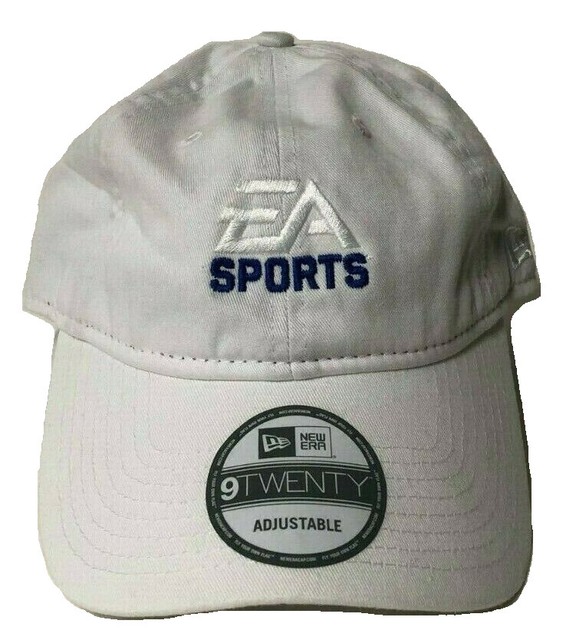New Era EA Sports Men's White Dad Hat Curved Bill Hat Cap Adjustable