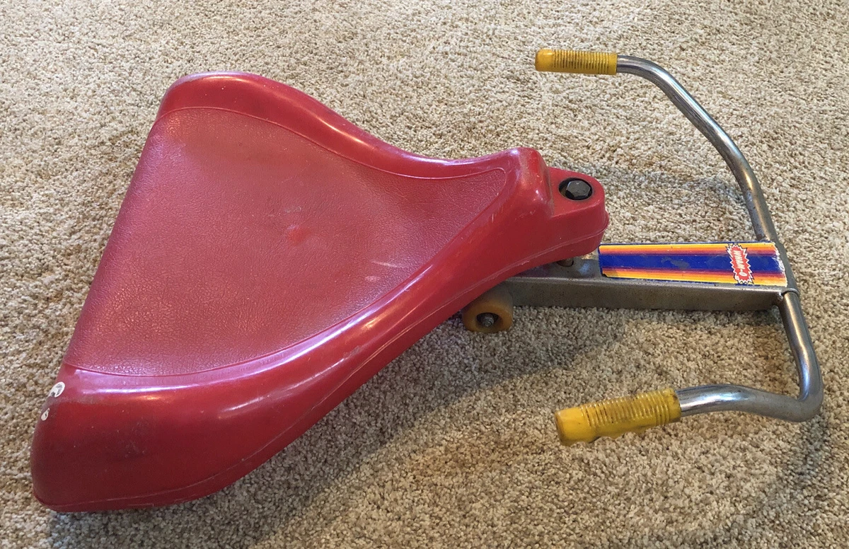 Kransco Wham O Roller Racer Red Ride On Top Scooter Vintage 1987 Made USA