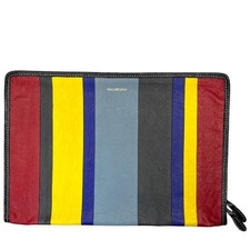 Balenciaga Bazaar Clutch Ledertasche Rundverschluss defekt Vintage authentisch