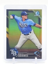 WILLY ADAMES 2016 BOWMAN CHROME GOLD REFRACTOR #BCP152 RAYS Q3668