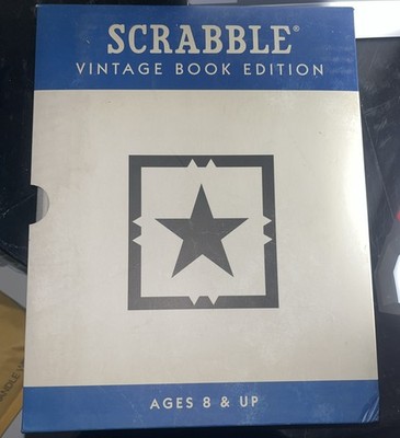 2015 SCRABBLE Vintage Book Edition New