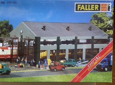 Faller Exklusiv Modell 195156 E-Lokschuppen HO