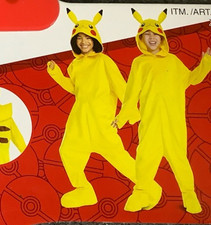DISGUISE Pikachu Child Costume - Hooded Jumpsuit, Attached Tail Size M44C