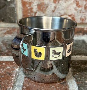 GORHAM Peek -a- Boo Silver Plated Feeding Cup Silver Plated