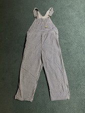 Vintage OshKosh Vestbak Overalls 36x28 Hickory Stripe USA Made Workwear