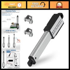 Mini Electric Linear Actuator 2" Stroke 4.5 lbs Force 12V High-Speed for Home Au