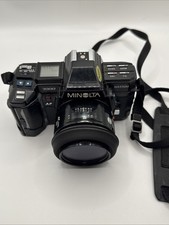 Minolta Maxxum 7000 AF 35mm Film Camera w Lens For Parts Repair