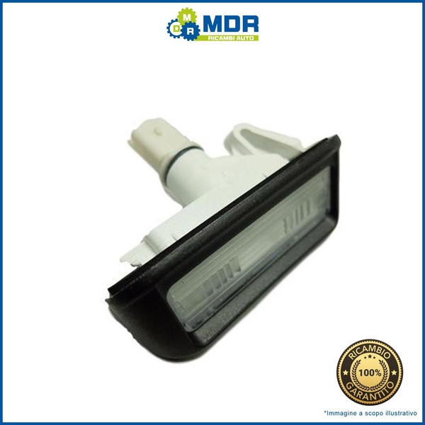 Fanal Targa GehäUse Grau - Dx - Sx - FüR Fiat Scudo 2 TüRen 2007->-image