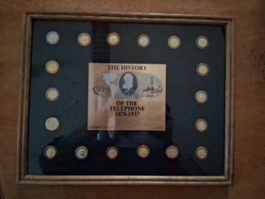 Bell Telephone Full Pin Set The History Of The Telephone 1876-1937 Fram