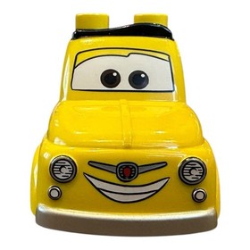 Lego Duplo Cars LUIGI Fig From 10857 Piston Cup Race Set Disney Pixar Yellow 95