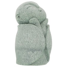 Sandstone Miniature Buddha Figurine Zen Monk Statue for Aquarium Fish Tank Decor