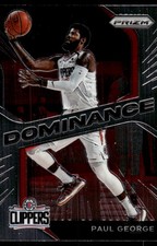Paul George 2020-21 Panini Prizm #21 Clippers Insert ? SEE SCAN! FREE SHIPPING
