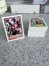 1992 Topps Football High Number Complete Set  661-759