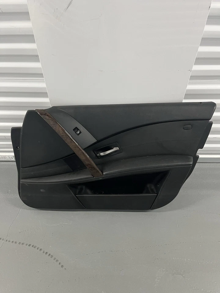 Tarjeta de puerta delantera de pasajero BMW E60 550i 545i 530i 525i 2004-07 7034058 Foto 2 de 4