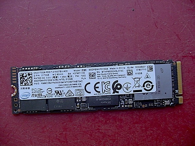 Intel M.2 Interface 512 GB Solid State Drives for sale | eBay