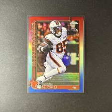 Topps 2025 Chrome Red White & Blue David Njoku #69 Football Cleveland Browns