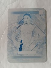 2025 Inception Ethan Nwaneri RC Cyan Printing Plate 1/1 And Emerging Stars Auto 