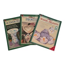 3 One Stroke Donna Dewberry Painting Decorative Books - 2 With Patterns READ