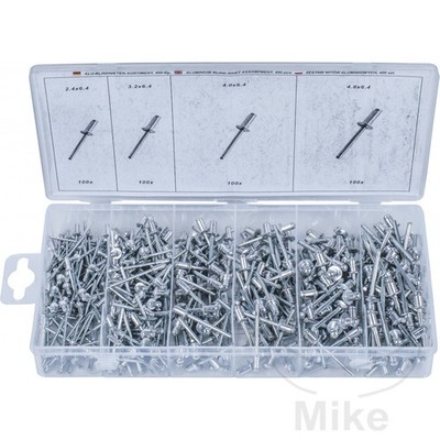 SIN MARCA Packung 400 sortierte Blindnieten