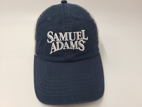Samuel Adams Mesh Trucker Adjustable Hat Cap Beer Casual Baseball Men Women Blue