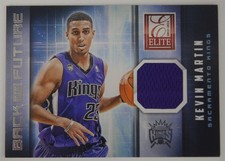 2013-14 PANINI ELIET Back To The Future #7 KEVIN MARTIN Game Used Jersey Patch