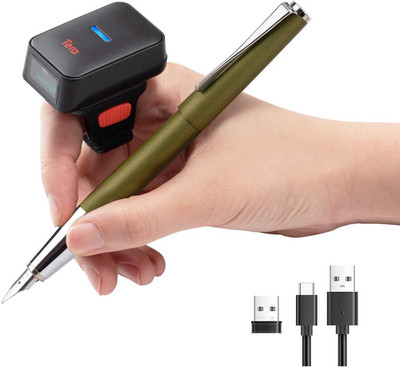 Tera Mini Barcodescanner CCD 1D Wireless Bluetooth + 2,4Ghz Drahtlos + USB Wired