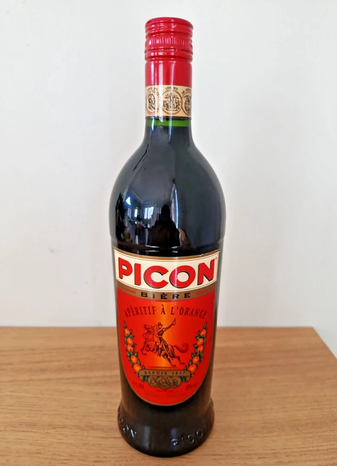Picon Bière 1L 18° apéritif orange bouteille pleine scellée bar bistrot - Photo 1/1