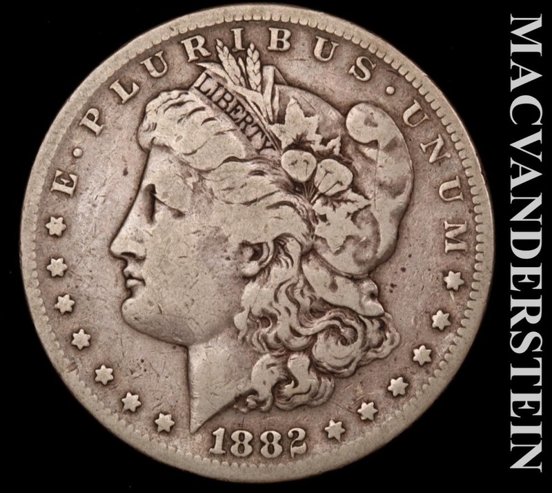 1882-S Silver Morgan Dollar - Scarce  Better Date  No Reserve  #L7733