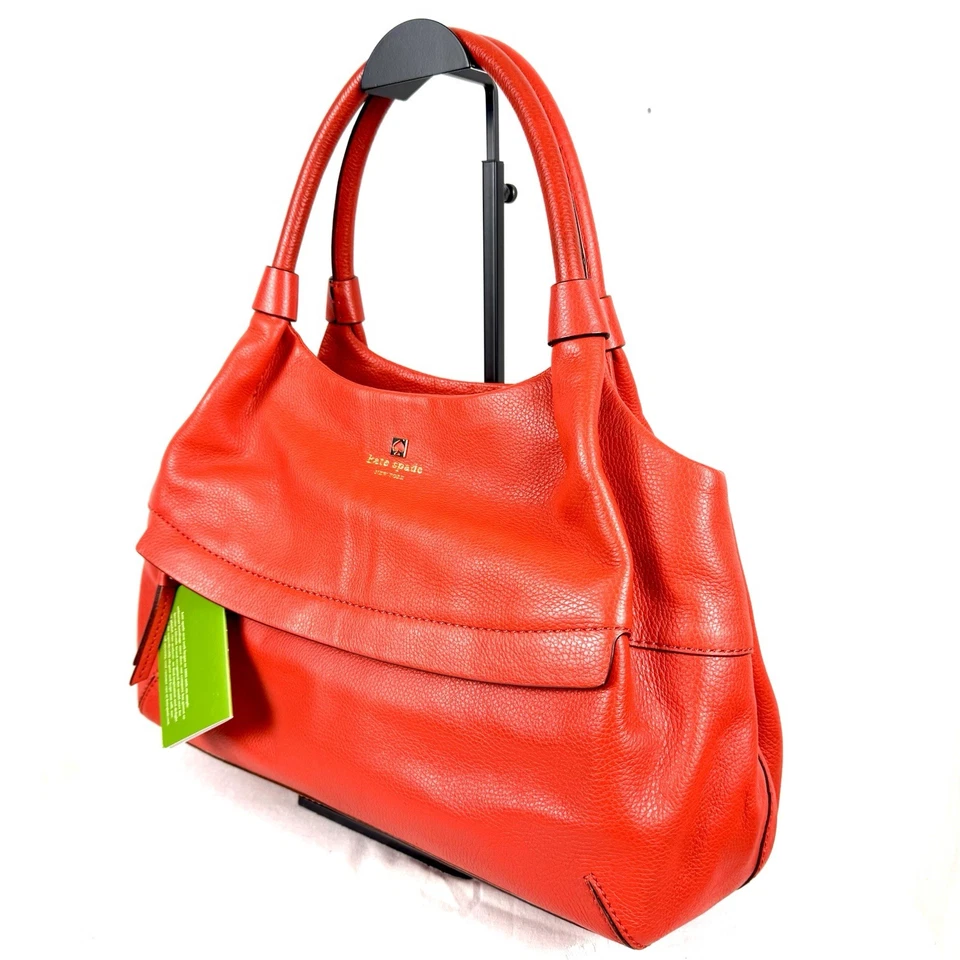 Сумочка Kate Spade Stevie кожаная сумочка Grant Park красная герань 615 сумочка с бирками - Изображение 4 из 4