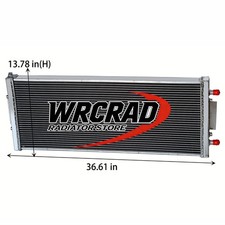 Universal Intercooler Heat Exchanger For Air To Water 34x13.5x2.25 Supercharger