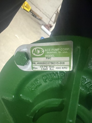 #ad ace pump fmc hyd 204 $500.00