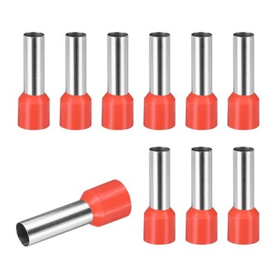 100 Stück Klemmenverbinder VE16-18 - für Kupferhülsen 5AWG rot