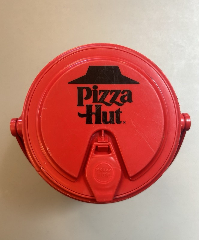 Vintage Pizza Hut Logo 1/2 Gallon Thermos Water Cooler Jug by Gott Model 1502