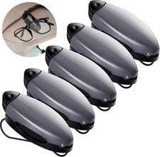 5 Pieces Auto Car Vehicle Sun Visor Clip Holder Sunglasses Holder for Eyeglasses